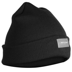 Unisex 5 LED Knitted Beanie Winter Warm Hat Camping Jogging Running Cap Headlamp (Option: Blac)