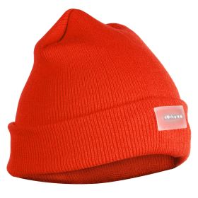 Unisex 5 LED Knitted Beanie Winter Warm Hat Camping Jogging Running Cap Headlamp (Option: Orang)